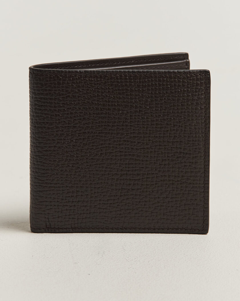 Smythson Ludlow 8 Card Wallet Dark Brown – Brown