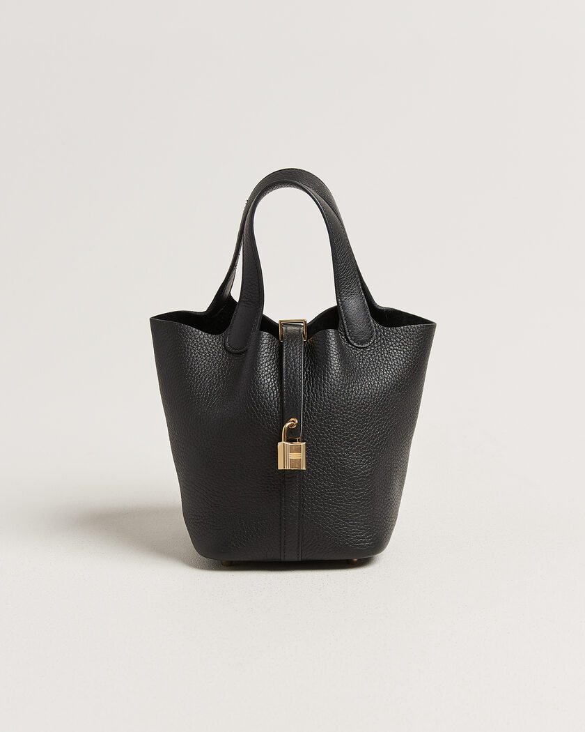 Hermès Pre-Owned Picotin Lock 18 Black – Black