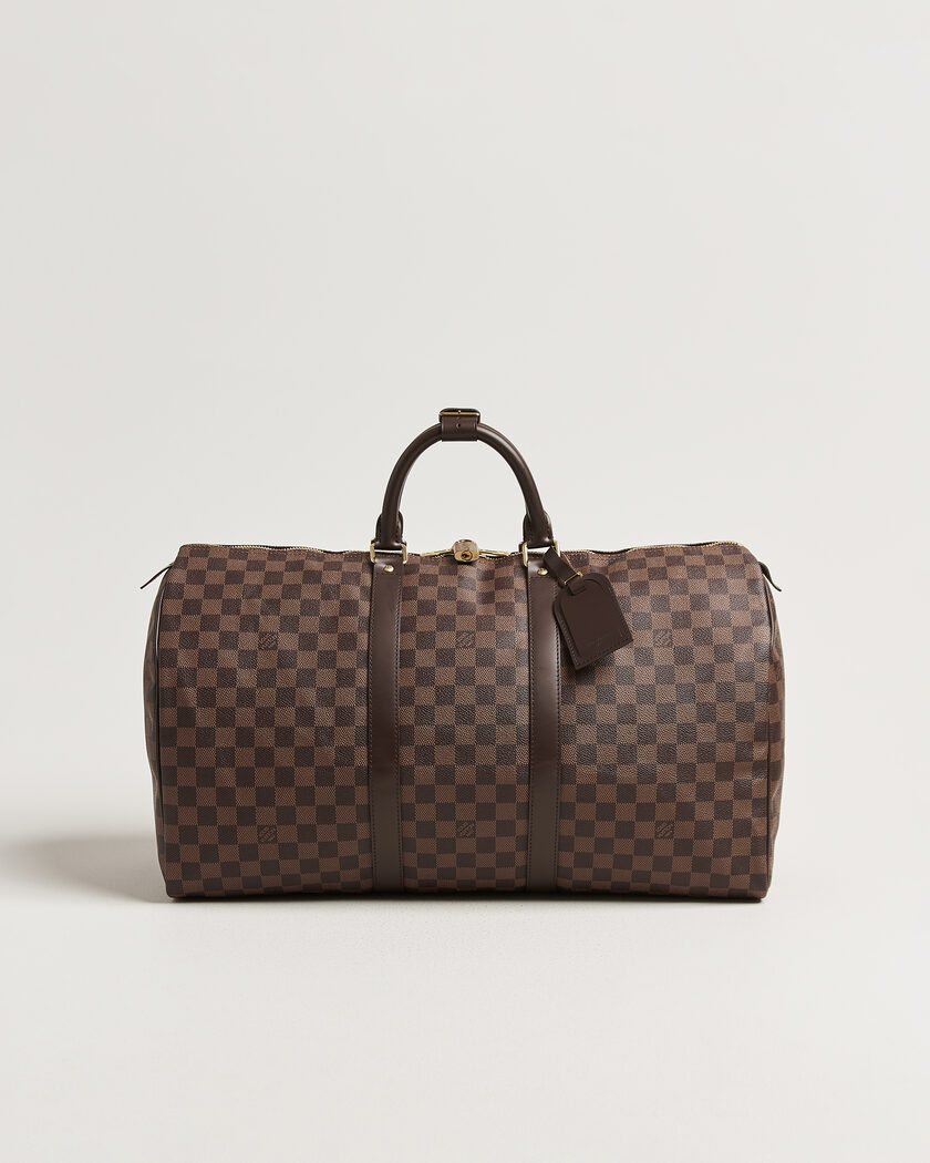 Louis Vuitton Pre-Owned Keepall 50 Damier Ebene – Brown