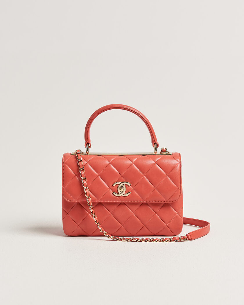 Chanel Pre-Owned Trendy CC Top Handle Bag Coral – Pink