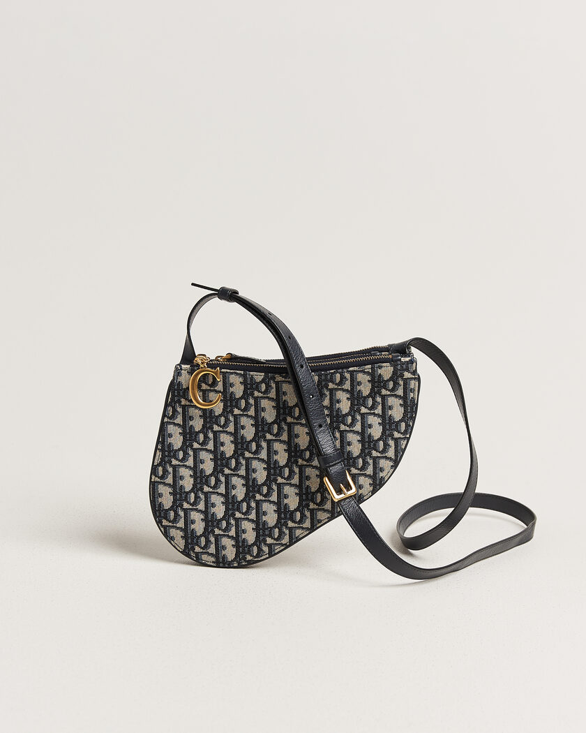 Dior Pre-Owned Saddle Oblique Rodeo Trio Pouch Blue – Blue