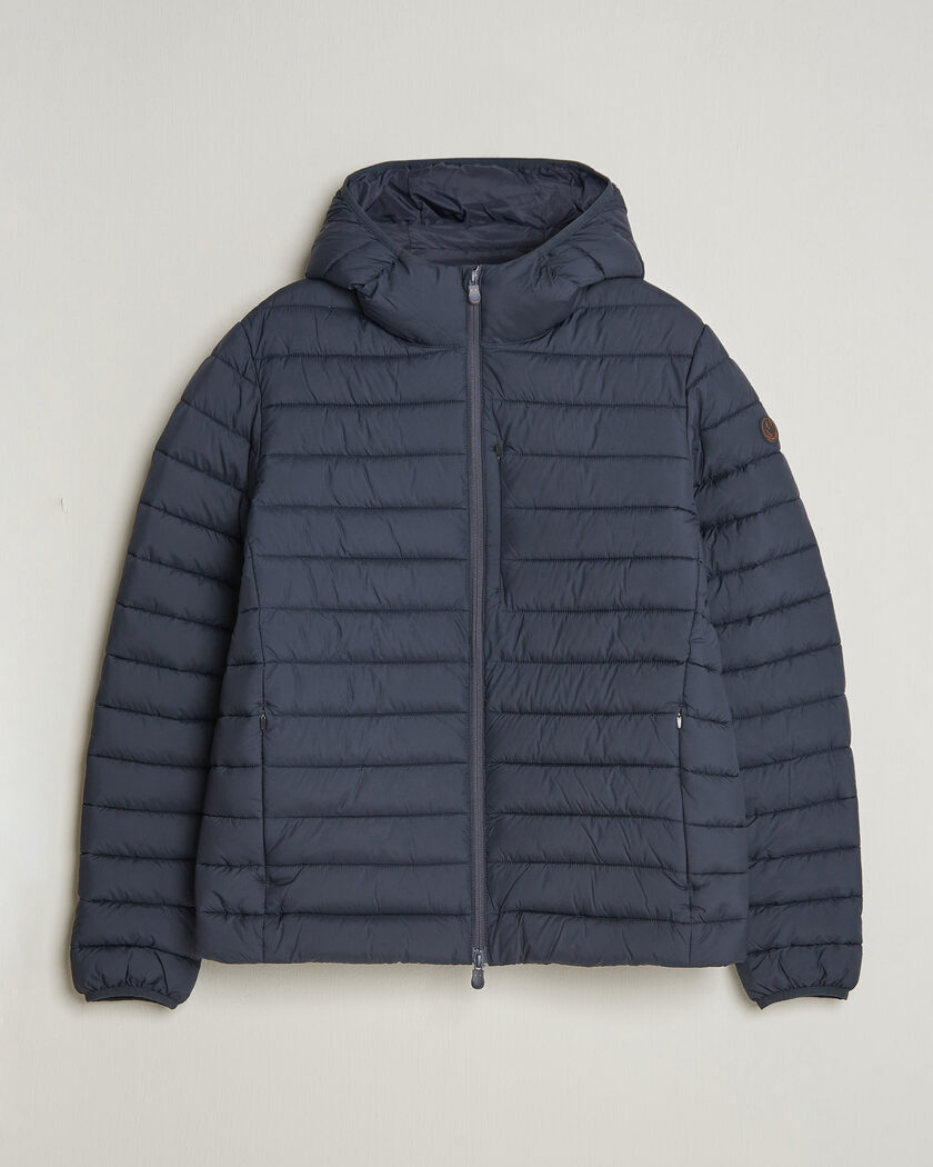 Save The Duck Juncus Matt Lightweight Hood Jacket Blue Black – Blue