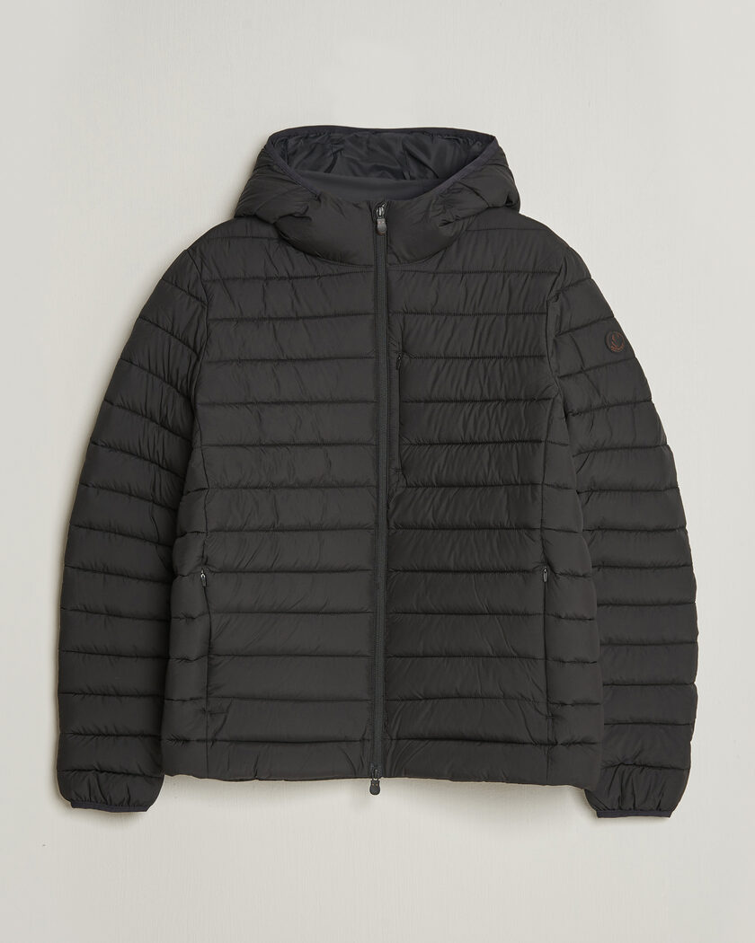 Save The Duck Juncus Matt Lightweight Hood Jacket Black – Black