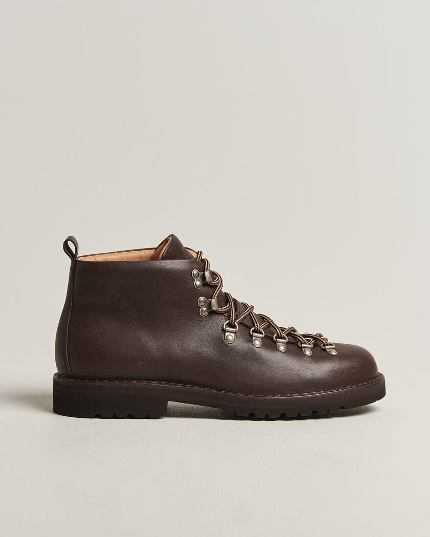 Fracap M120 Grain Leather Boot Dark Brown – Brown