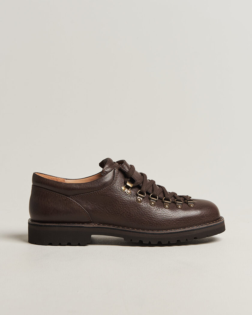 Fracap M121 Low Grain Leather Boot Dark Brown – Brown