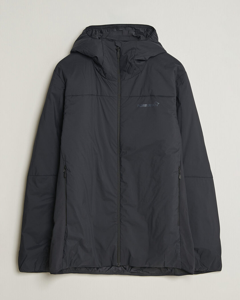 Norrøna Femund Thermo Zip Hood Caviar Black – Black