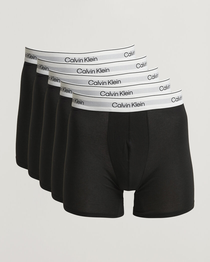 Calvin Klein 5-Pack Micro Stretch Boxer Brief Black – Black
