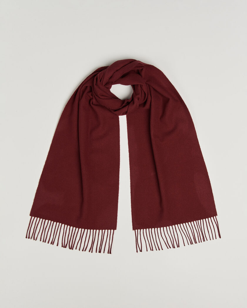 Gant Wool Scarf Deep Grape Wine – Red