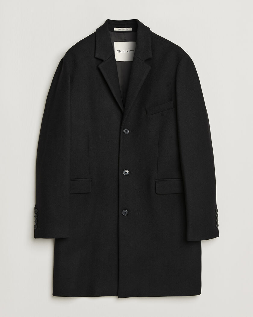 Sunflower Relaxed Nylon Coat Black at CareOfCarl.com