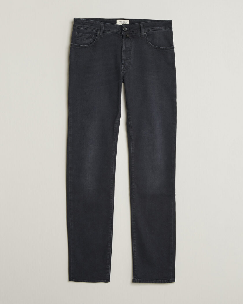 Jacob Cohën Bard Slim Fit Stretch Jeans Washed Black – Black