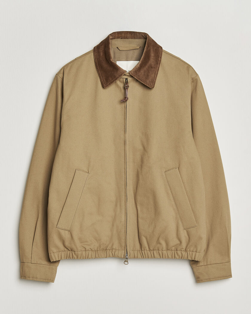 Polo Ralph Lauren Corduroy Lined Harrington Jacket Aviator Navy at