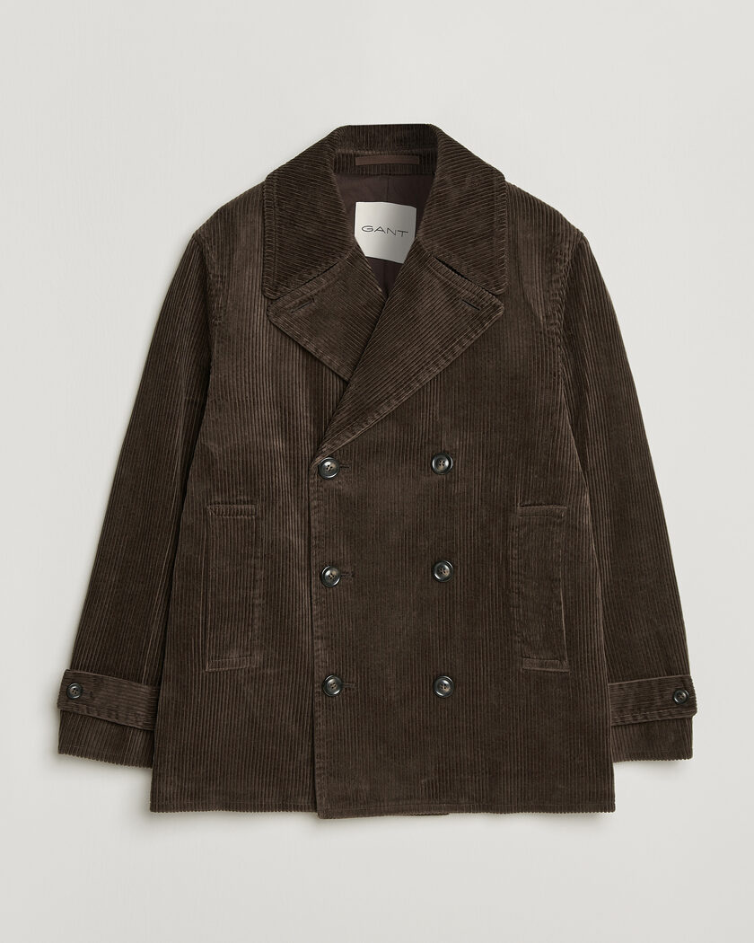 Gant Corduroy Peacoat Black Brown – Brown