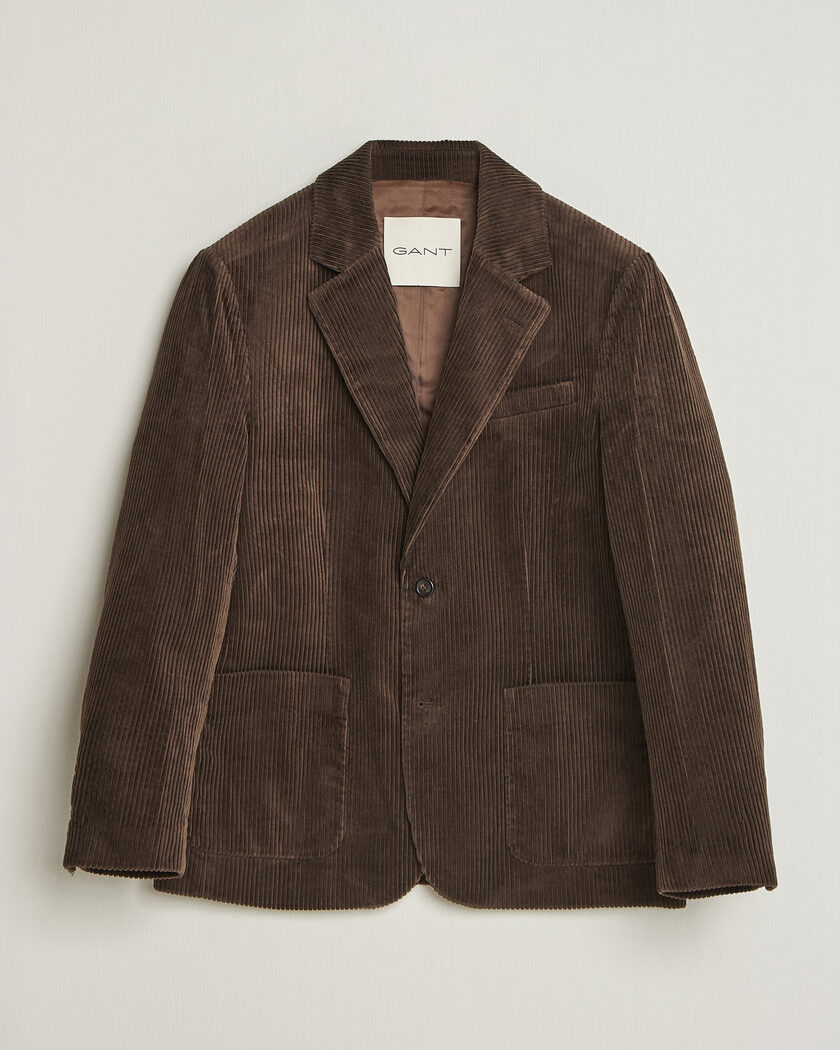 Gant Corduroy Blazer Black Brown – Brown