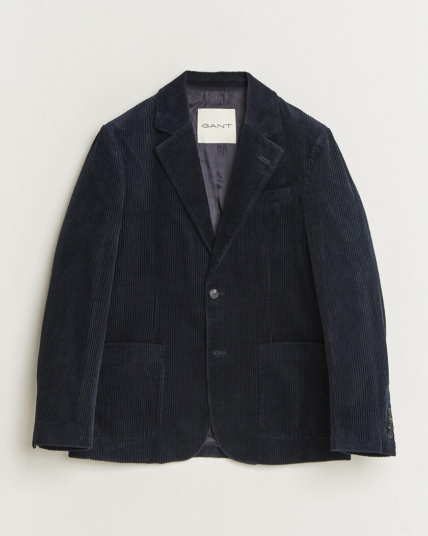 Gant Corduroy Blazer Evening Blue – Blue