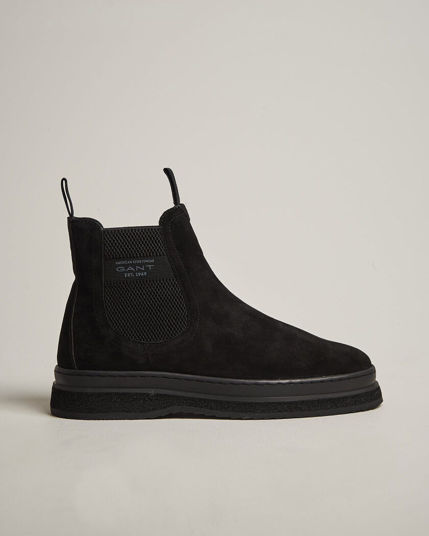 Crockett & Jones Chelsea 8 City Sole Black Calf at CareOfCarl.com
