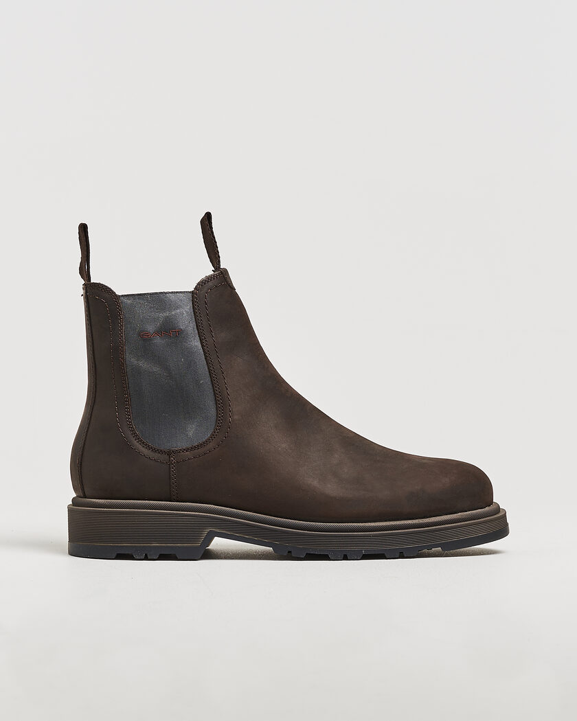Gant Blisdor Nubuck Chelsea Boot Dark Brown – Brown