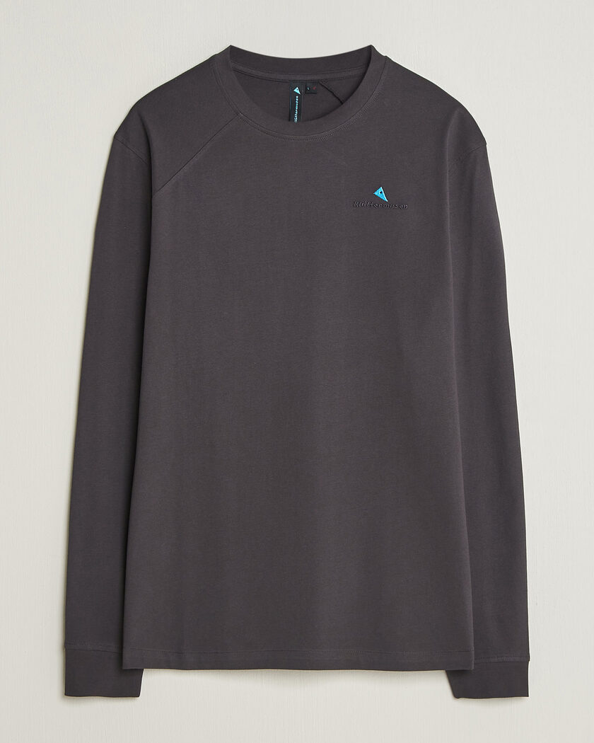 J.Lindeberg Walsh Printed Long Sleeve T-Shirt Black at CareOfCarl.com