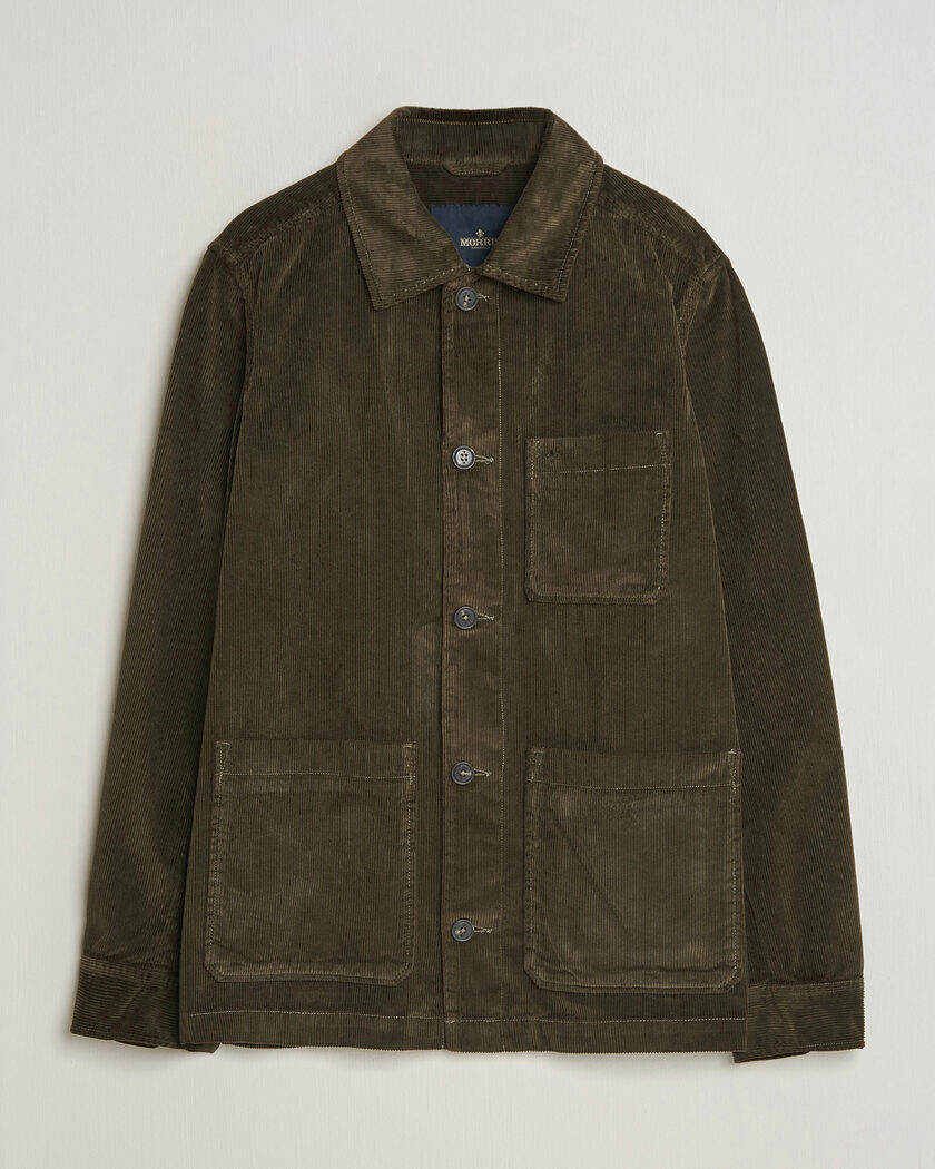 Morris Fenix Cord Shirt Jacket Olive – Green