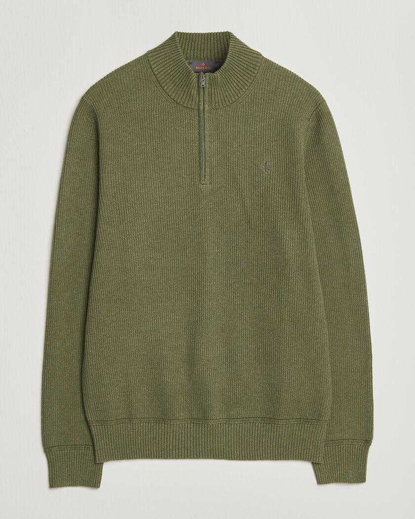 Morris Colin Half Zip Olive – Green