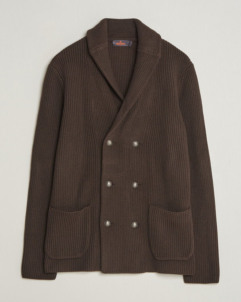 Morris Brayden DB Shawl Cardigan Brown – Brown