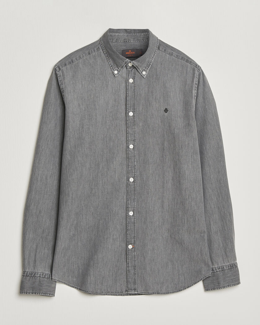 Morris Light Denim Shirt Grey – Grey