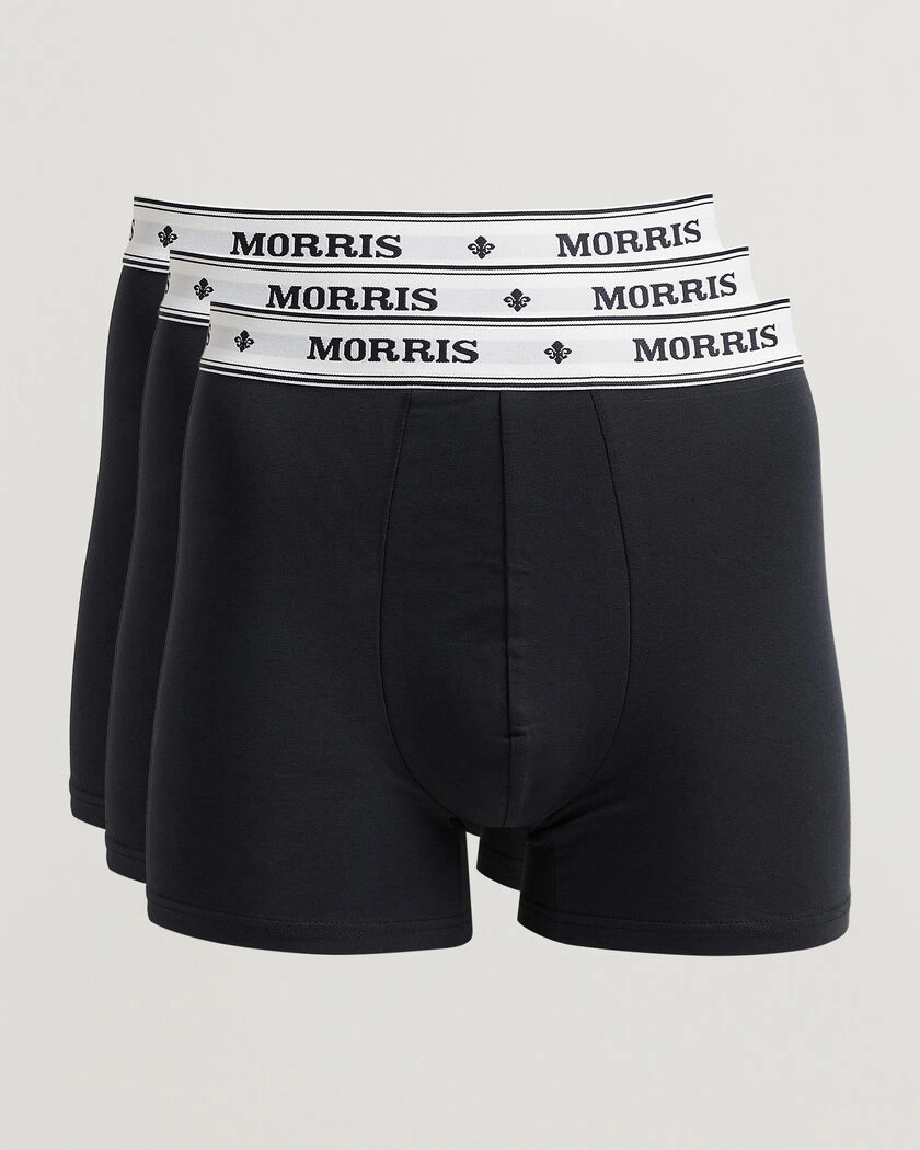 Morris Boxer Brief 3-Pack Old Blue – Blue