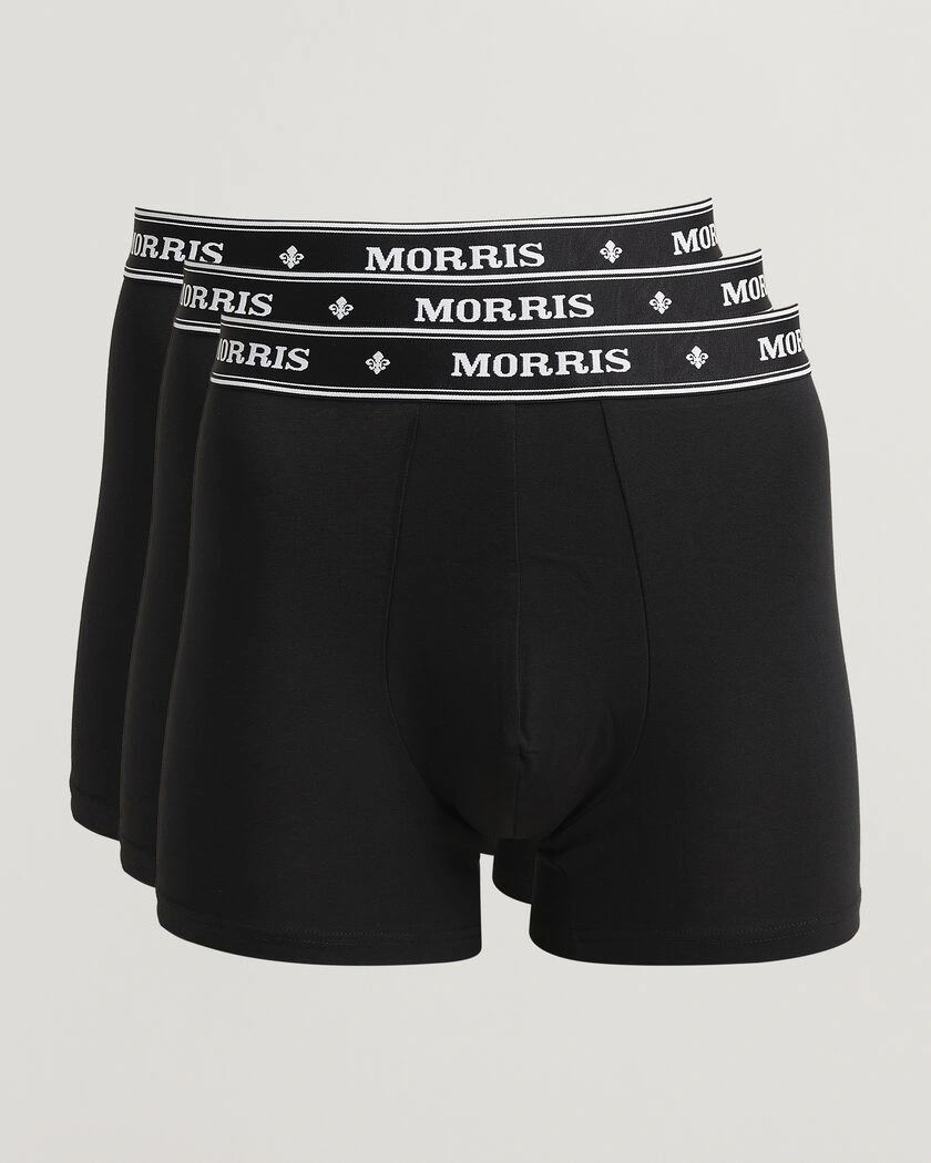 Morris Boxer Brief 3-Pack Black – Black