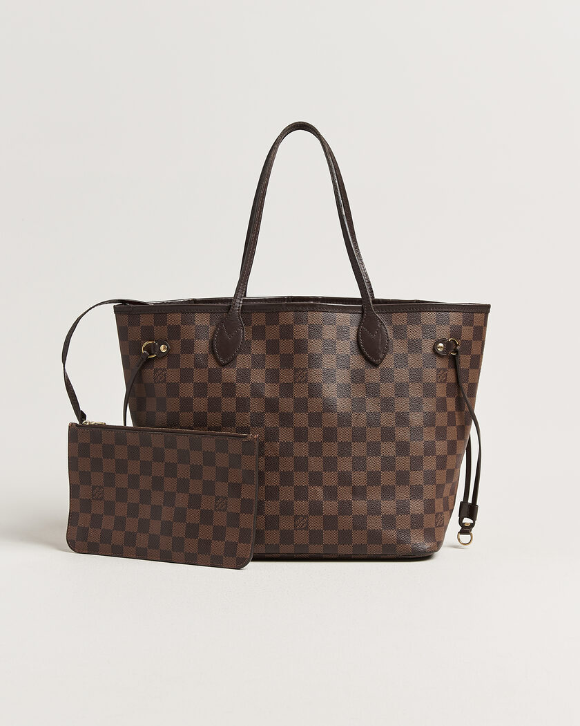 Louis Vuitton Pre-Owned Neverfull MM Damier Ebene – Brown
