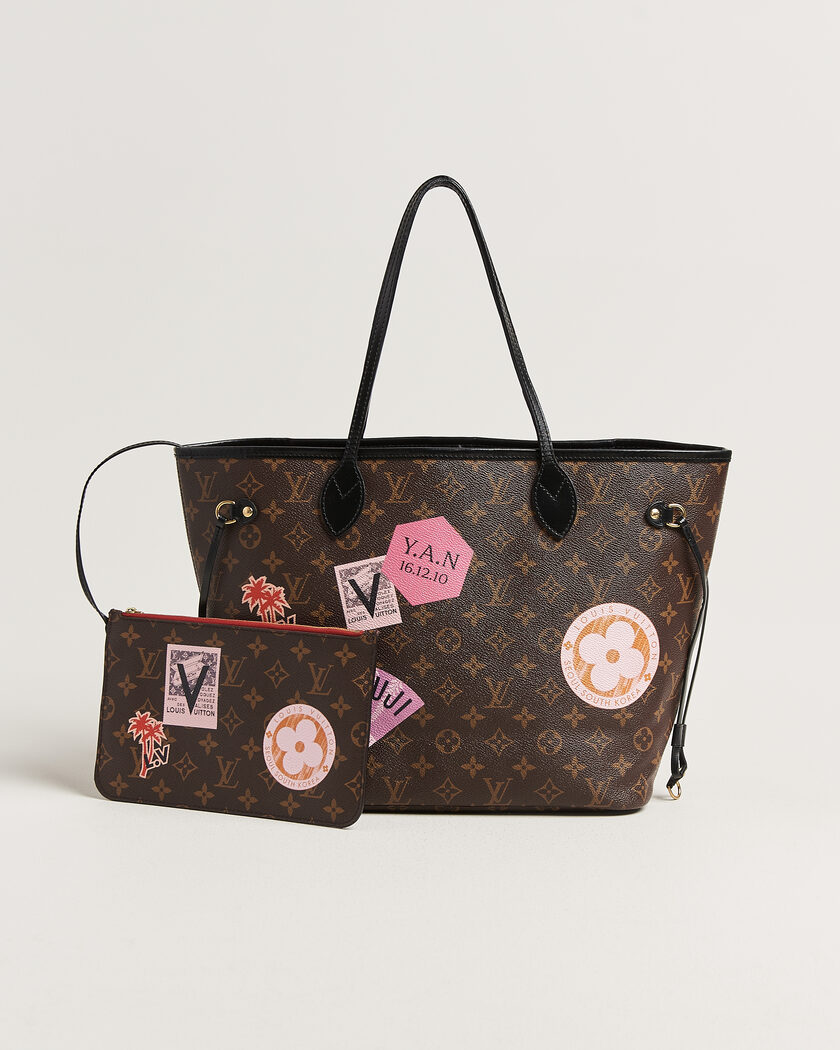 Louis Vuitton Pre-Owned Neverfull MM World Tour Japan Monogram – Brown
