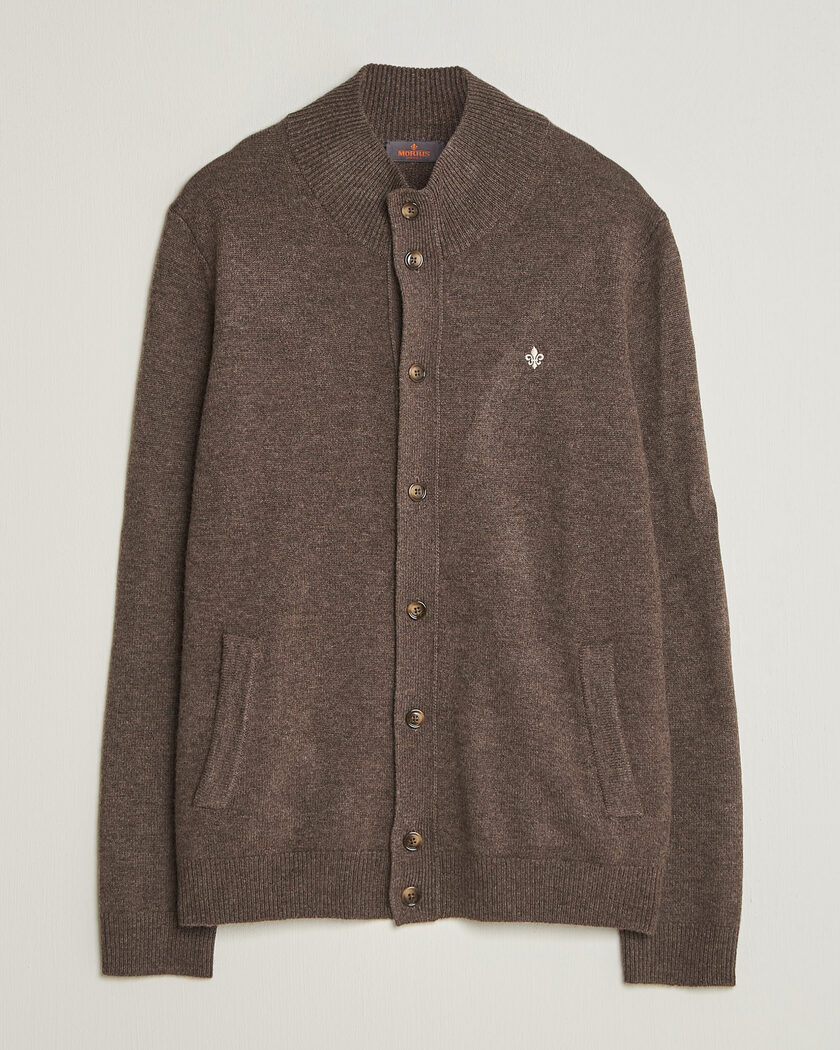 Morris Hertford Button Cardigan Brown – Brown