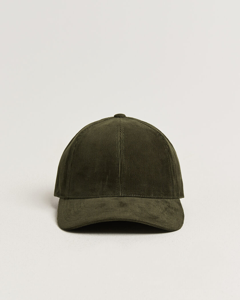 Varsity Headwear Corduroy Baseball Cap Palude Green – Green