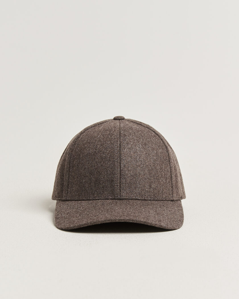 Varsity Headwear Merino Wool Baseball Cap Taupe Brown – Brown