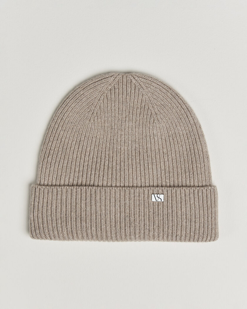Varsity Headwear Wool/Cashmere Beanie Lynx Beige – Beige