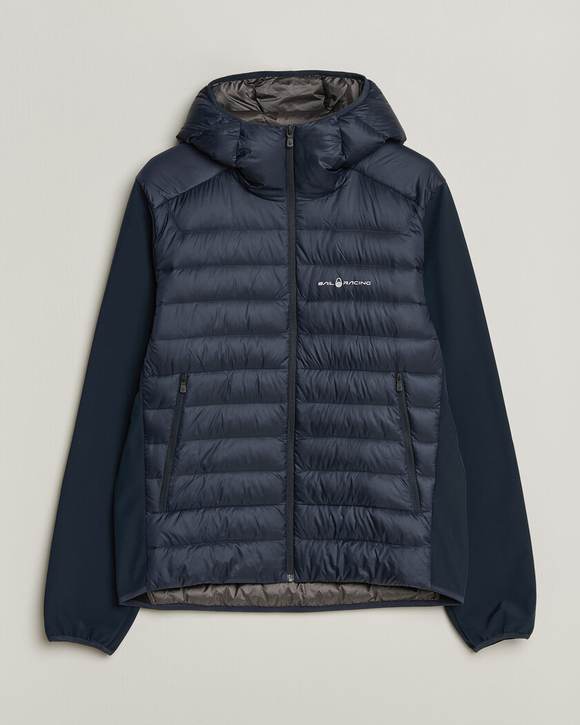 Sail Racing Spray Down Hooded Hybrid Jacket Dark Navy – Blue