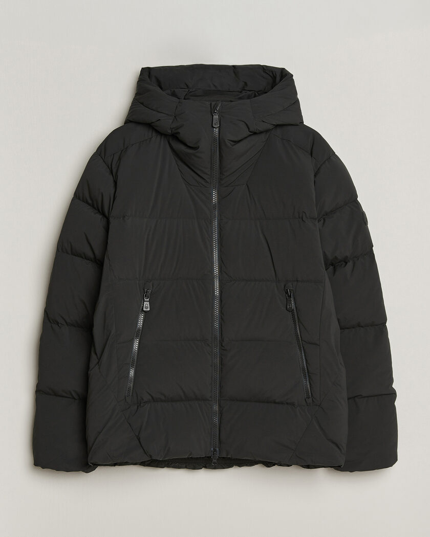 Sail Racing Cloud Stretch Down Hooded Jacket Carbon – Black
