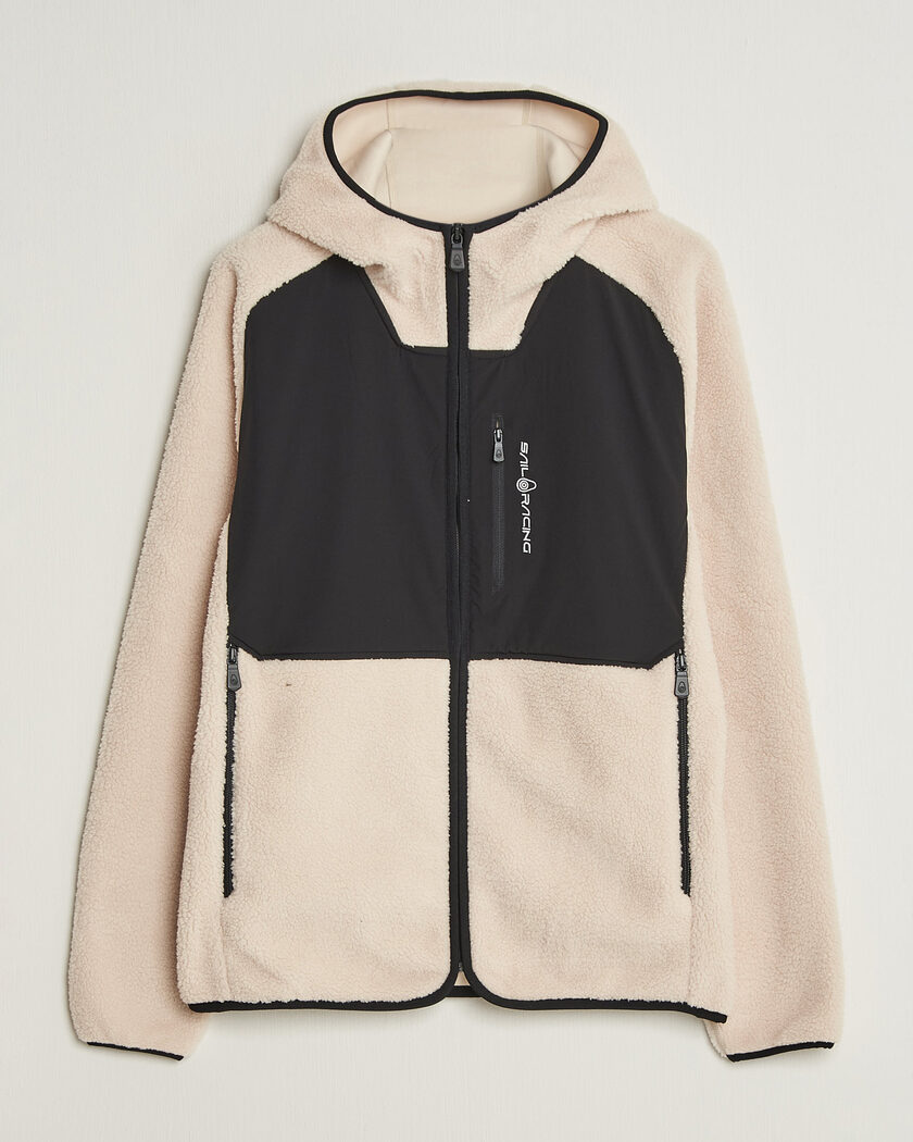 Sail Racing Patrol Pile Full Zip Hoodie Ivory – White