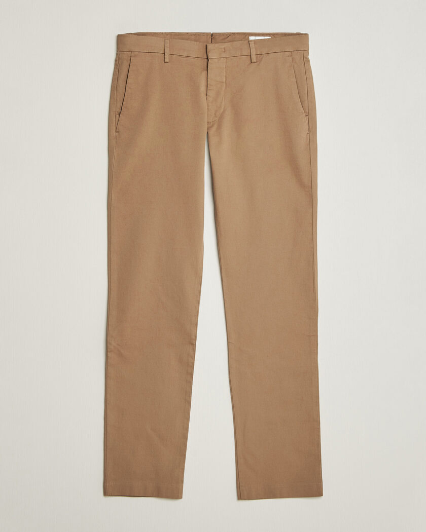 NN07 Theo Regular Fit Chinos Desert Clay – Brown