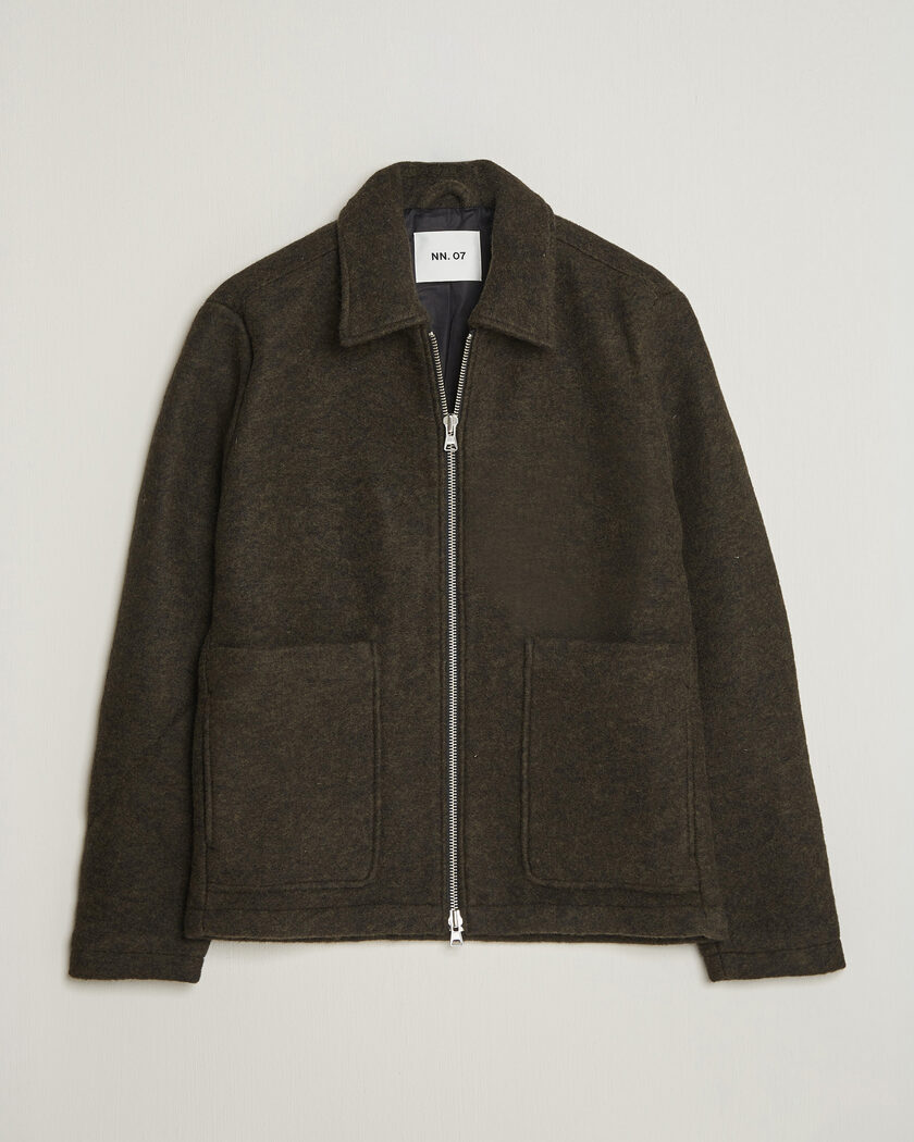 NN07 Gael Jacket Dark Army – Green