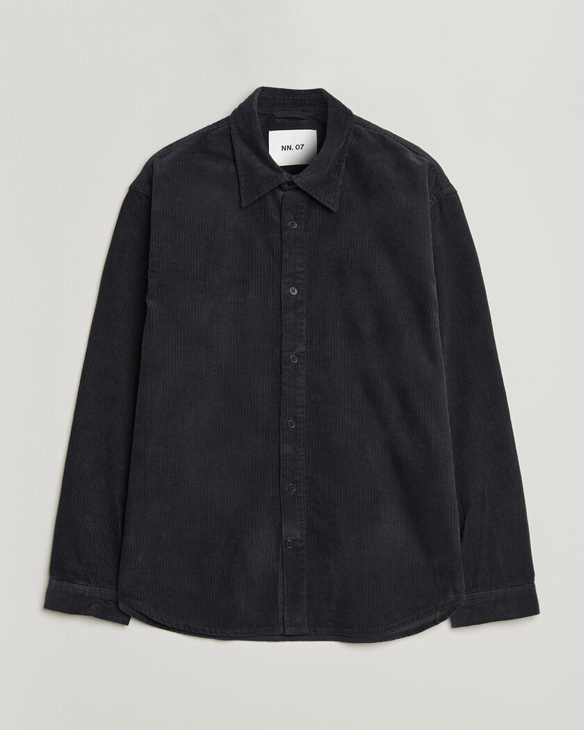 NN07 Casper Corduroy Overshirt Deep Navy – Blue