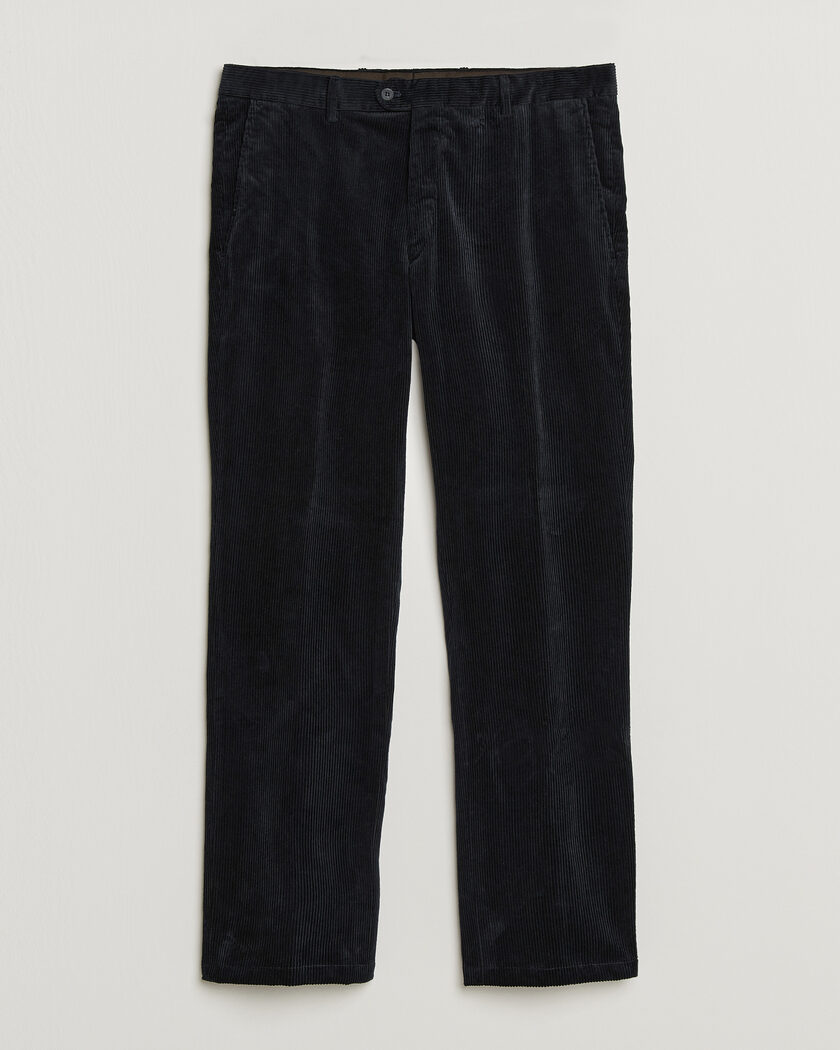 Oscar Jacobson Dandy Corduroy Trousers Navy – Blue