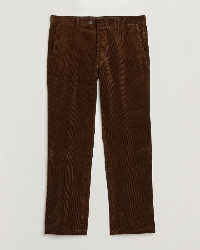 Oscar Jacobson Dandy Corduroy Trousers Brown – Brown