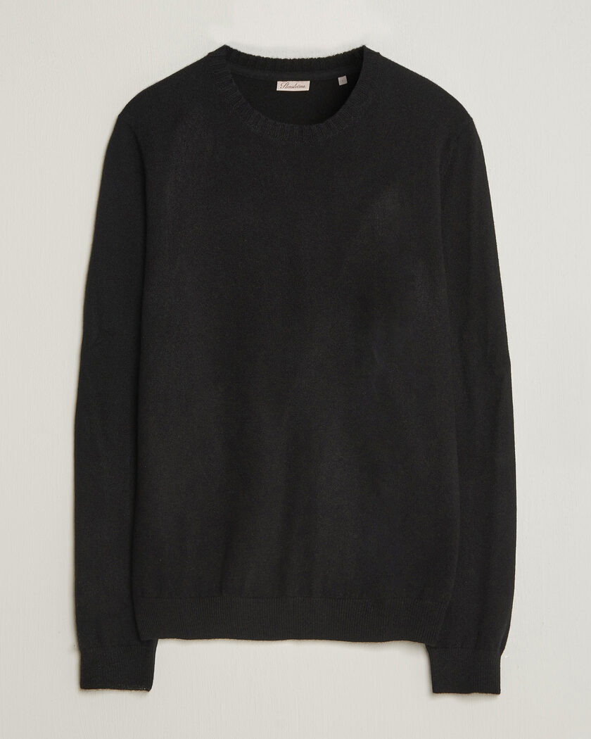 Stenströms Cashmere Crewneck Black – Black