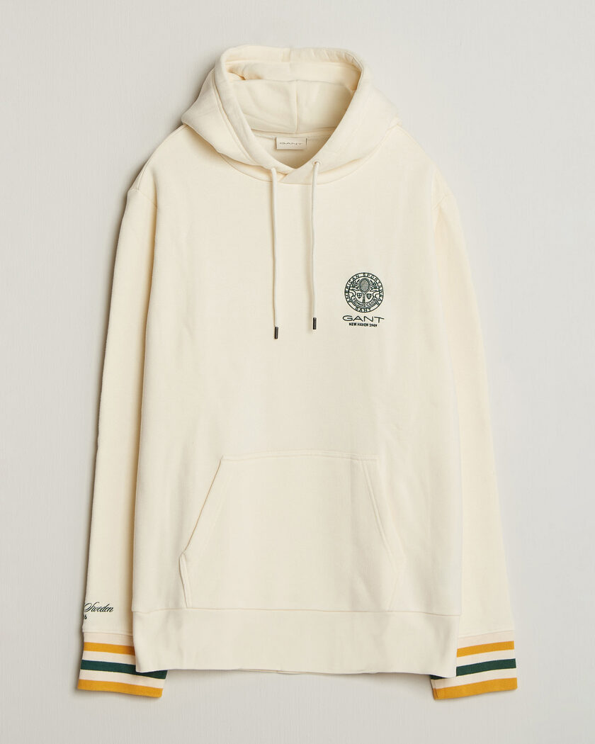 Gant Tournament Hoodie Cream – White