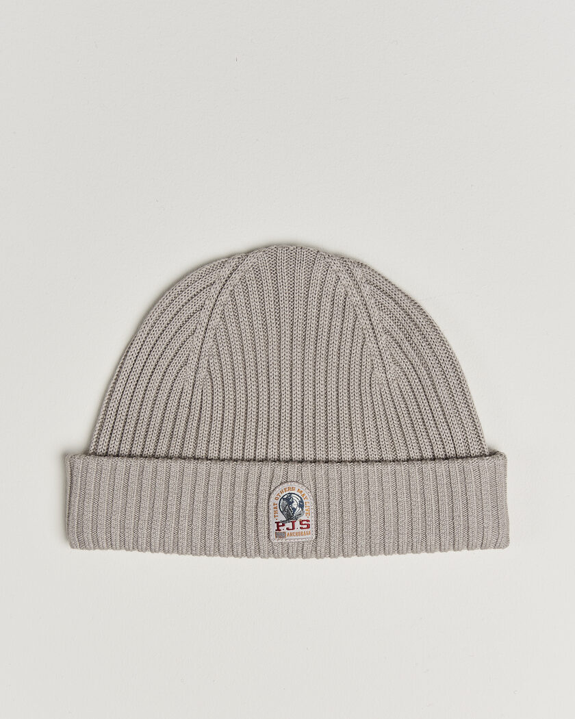 Parajumpers Matio Ribbed Hat Mid Grey – Grey
