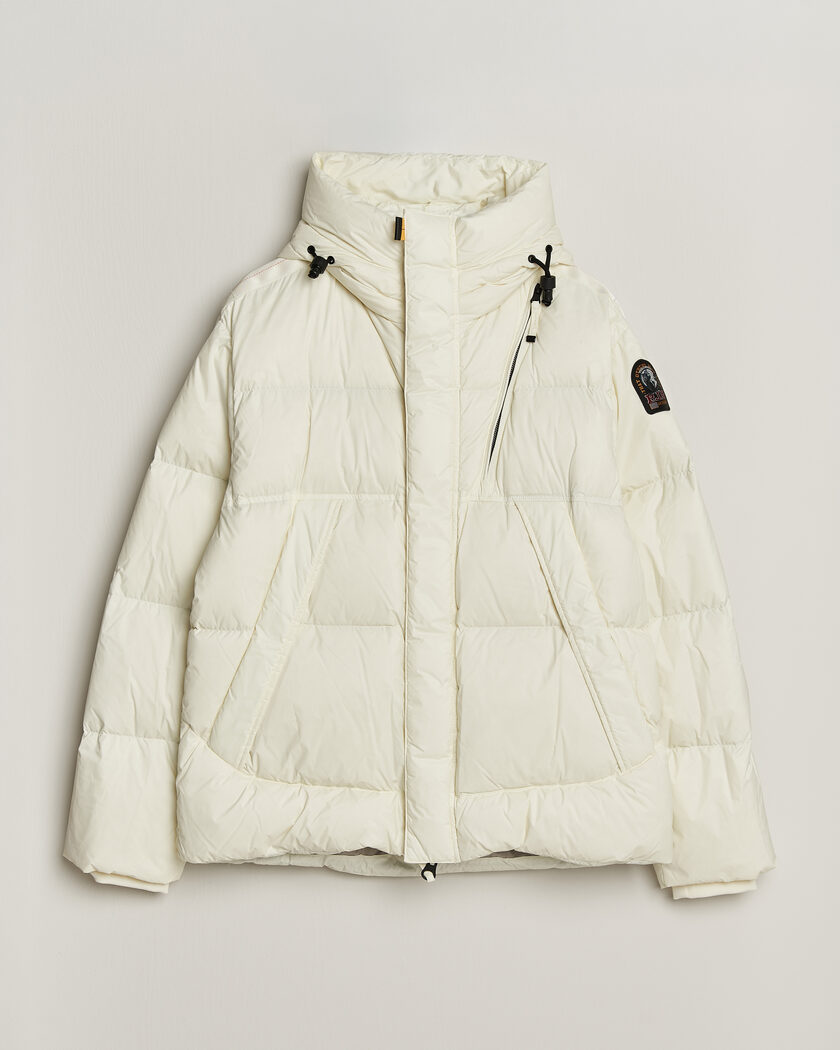 Parajumpers Cloud Ripstop Polar Puffer Jacket Warm Ivory – White
