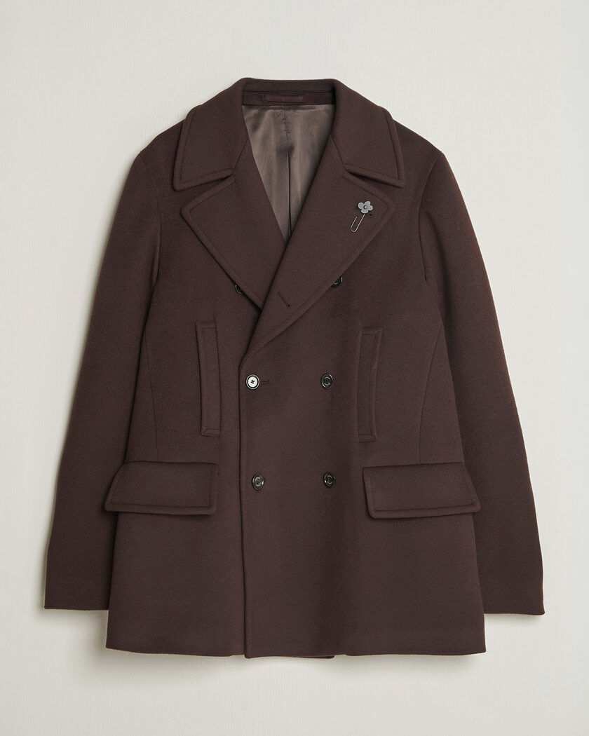 Gloverall Churchill Reefer Peacoat Loden Green at CareOfCarl.com