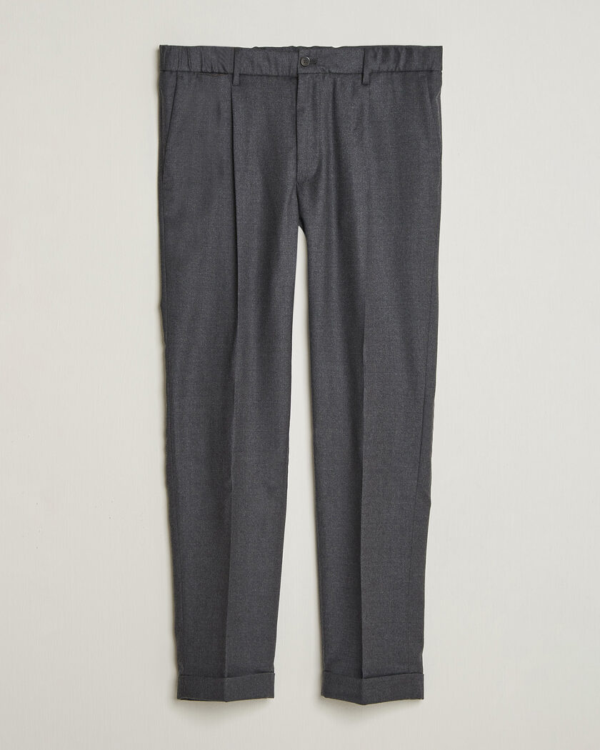 Briglia 1949 Isola Stretch Flannel Trousers Grey – Grey