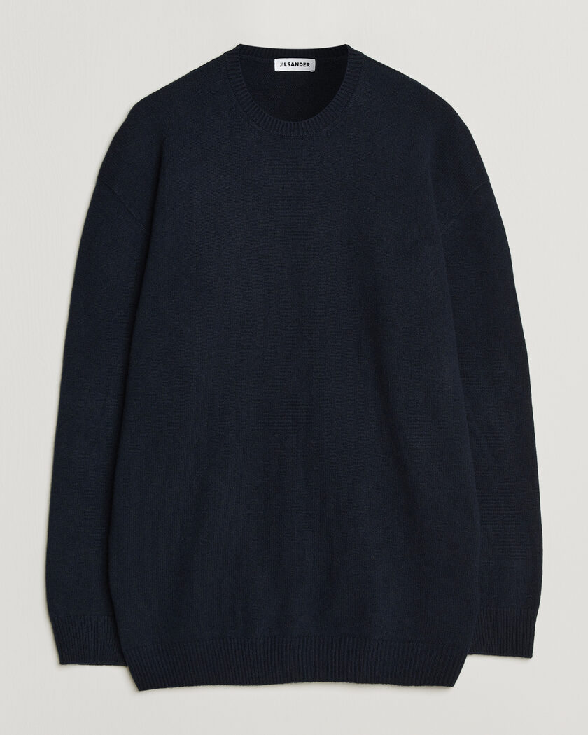 Jil Sander Wool/Cashmere Seamless Sweater Navy – Blue
