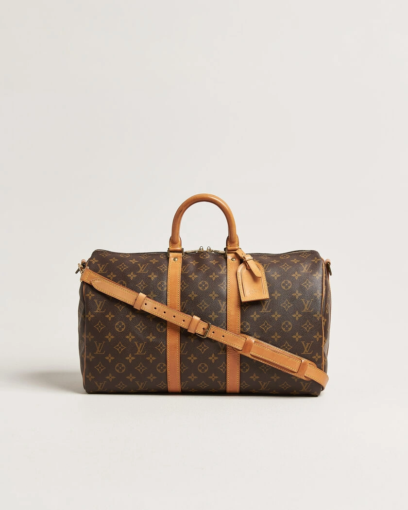 Louis Vuitton Pre-Owned Keepall 45 Bandoulière Monogram – Brown