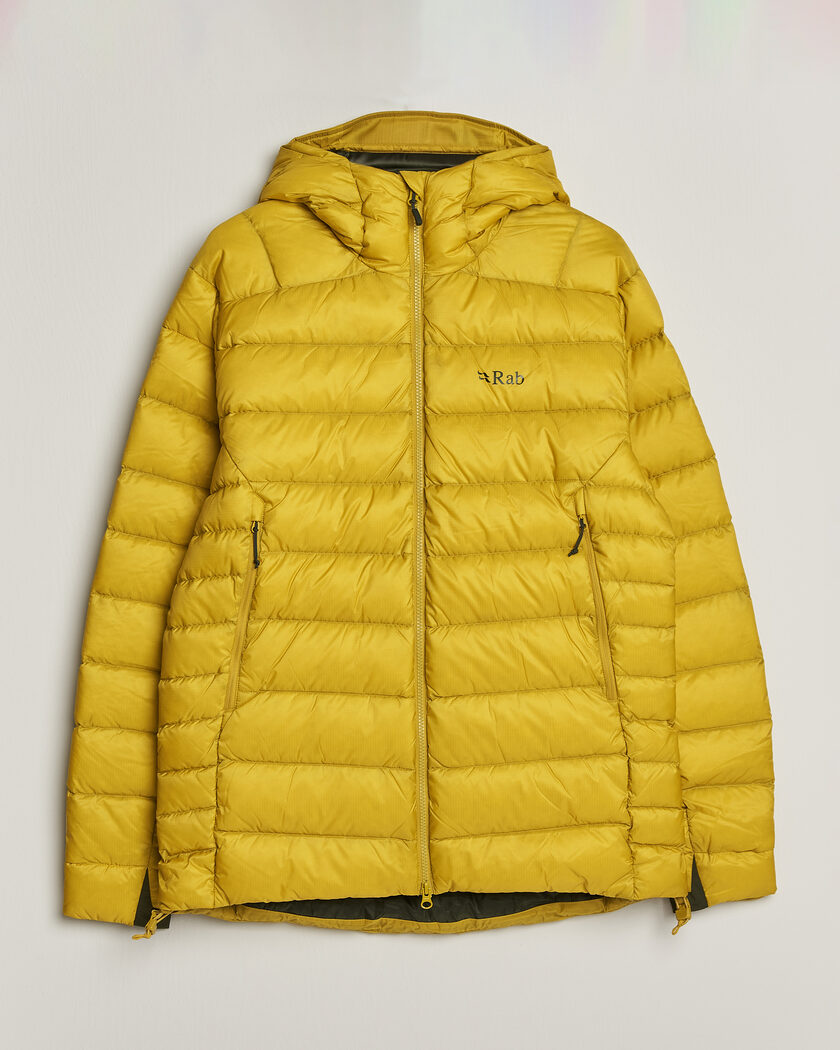 Rab Electron Pro Hoody Mid Down Jacket Dark Pollen – Yellow